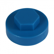 16 Hex Head Cover Cap Solent Blue Pack 1000