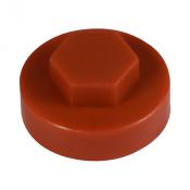 19 Hex Head Cover Cap Terracotta Pack 1000