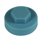 19 Hex Head Cover Cap Wedgewood Blue Pack 1000