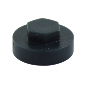 19 Hex Head Cover Cap Anthracite Pack 1000