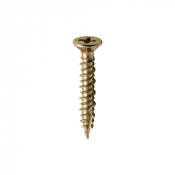 4.3x25 Unreinforced Frame Screw Zinc & Yellow Timco 100 Range Pack 1000