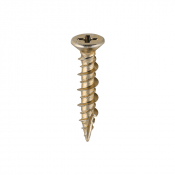 4.8x25 Unreinforced Frame Screw Zinc & Yellow Timco 100 Range Pack 1000