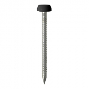 40x2.1 Polymer Headed Pin A4 Black (Head Diameter 6.2) Pack 50