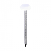 50x3.2 Polymer Headed Nail A4 White (Head Diameter 12) Pack 100