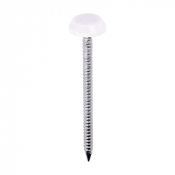 50x3.2 Polymer Headed Nail A4 Cream (Head Diameter 12) Pack 100