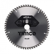 254x30x60T Circular Saw Blade Wood/Board Timco