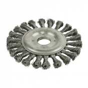 125mm (22mm) Angle Grinder Twisted Knot Steel Wire Wheel Brush