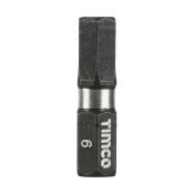 6.0x25 Hex Impact Driver Bit X6 Addax Pack 10