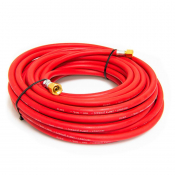 6mm Acetylene Hose 20Mtr 1/4inch Check Valve Red