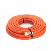 6mm Propane Fitted Hose 10Mtr 3/8inch Check Valve Orange
