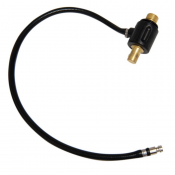 TIG Dinse 16-25mm² Connector 3/8Bsp Power Connection x QD Water Nipple Hose Connection 0.5M