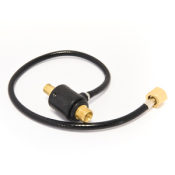 TIG Dinse 35-95mm² Connector 3/8Bsp Power Connection x 1/4Bsp Hose Connection 0.5 Metre
