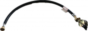 Bulkhead Regulator to Cylinder Adaptor W20 High Pressure (20x1.5) x 27mm Clip On Fittings, 75cm Hose