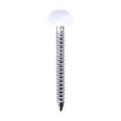 25x2.1 Polymer Headed Pin A4 White (Head Diameter 6.2) Pack 250