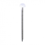 40x2.1 Polymer Headed Pin A4 White (Head Diameter 6.2) Pack 250