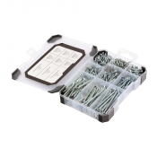 Woodscrew Assortment Zinc Pack 340