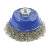 100mm (M14x0.5) Angle Grinder Crimped Stainless Steel Wire Cup Brush
