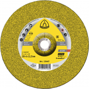 180x8x22.23 Metal Depressed Centre Grinding Disc A24 EXTRA Klingspor Pack 10