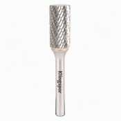 8x19x6 Cylinder Shaped Without Endcut Carbide Burr HF100A Stainless Steel Cut (Cut 11)