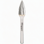 6x18x6 Tree Shaped Carbide Burr HF100G Double Serration Cut (Cut 6)