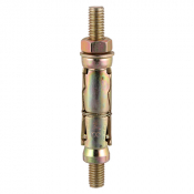 M10:60P Projecting Shield Anchor Zinc & Yellow Timco Pack 25