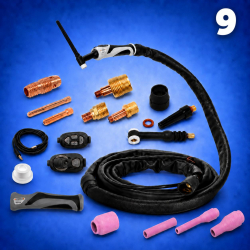 TIG 9 Torch and Consumables