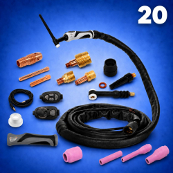 TIG 20 Torch and Consumables