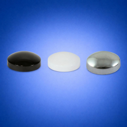 Two Piece Push On Screw Cover Caps (Domed)
