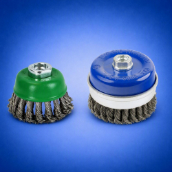 Twisted Knot Stainless Steel Wire Cup Brush