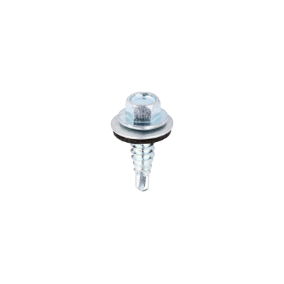 6.3x22 Hex Sheet Metal to Sheet Metal S/D Stitching Screw/Washer Zinc Pack 100