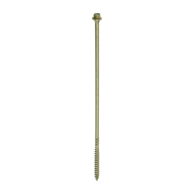 6.7x225 Hex Countersunk Timber Screw Green Pack 50
