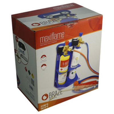MaxiFlame Brazing Kit Including Mapp & Oxygen Cylinder