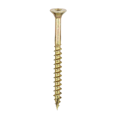 5.0x60 Torx Countersunk Multi Purpose Clamp Screw Zinc & Yellow Plated Timco C2 Range Pack 200