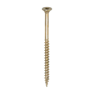 5.0x80 Torx Countersunk Multi Purpose Clamp Screw Zinc & Yellow Plated Timco C2 Range Pack 200