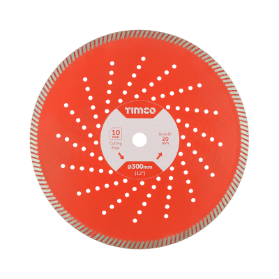 300x20.0 Premium Continuous Diamond Disc Cutter Blade