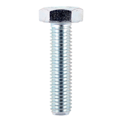 M6x20 Hex Setscrew DIN 933 Zinc Plated Gr.8.8 Pack 500