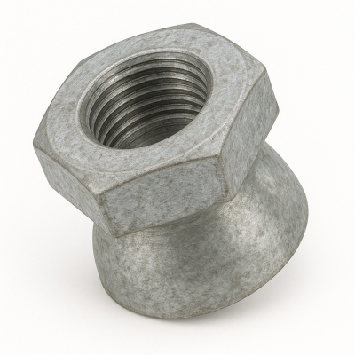 M8 Shear Nut DIN 934 Hot Dipped Galvanised Pack 100