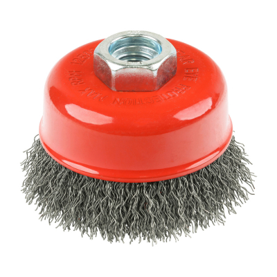 75mm (M14x0.3) Angle Grinder Crimped Steel Wire Cup Brush