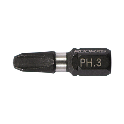 PH3x25 Impact Driver Bit X6 Addax Pack 10
