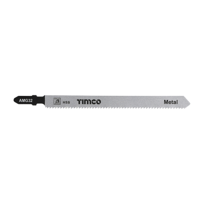 Jigsaw Blade Metal T318B Fine/Medium Straight Cut 2.5-6mm Pack 5