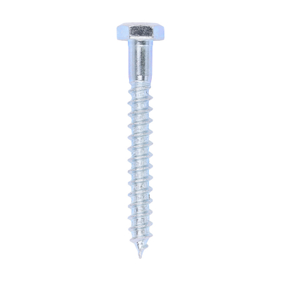 6x50 Coachscrew DIN 571 Zinc Plated Pack 200