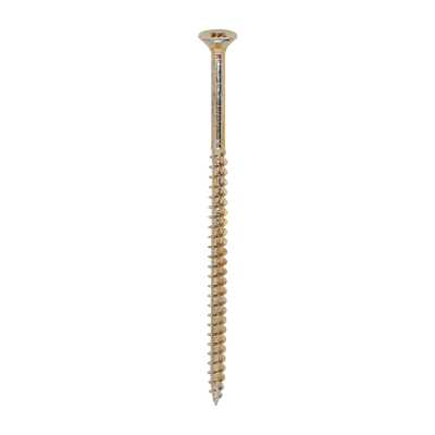 5x100 Pozi Countersunk Chipboard Screw Zinc & Yellow Plated Timco Solo Range Pack 100