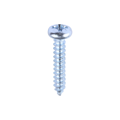 No6x3/4 Pozi Pan Ab Point Self Tapping Screw DIN 7981CZ Zinc Plated Pack 200