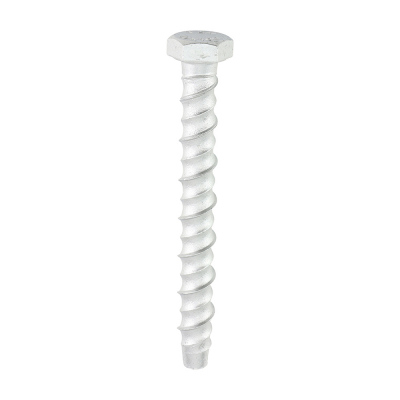 M10x100 Hex Masonry Bolt DIN 529 Silver Pack 50