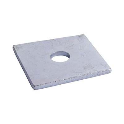 M12x50x3 Square Plate Washer DIN 436 Zinc Plated Pack 100