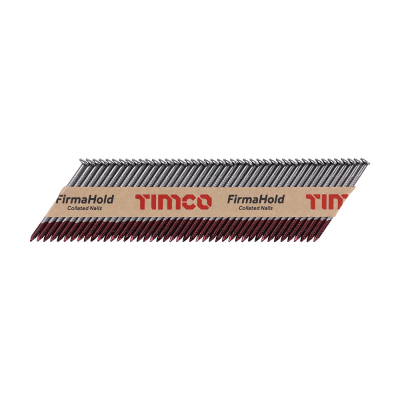2.8x50 Collated Clipped Angled Ring Nail Bright Mild Steel Timco FirmaHold Pack 3300