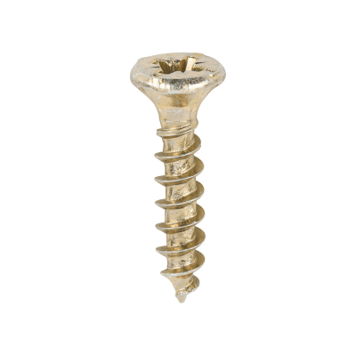 4.0x20 Pozi Countersunk Multi Purpose Screw Zinc & Yellow Plated Timco Velocity Range Pack 200