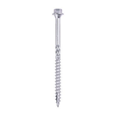 6.7x100 Hex Countersunk Timber Screw A4 Pack 25