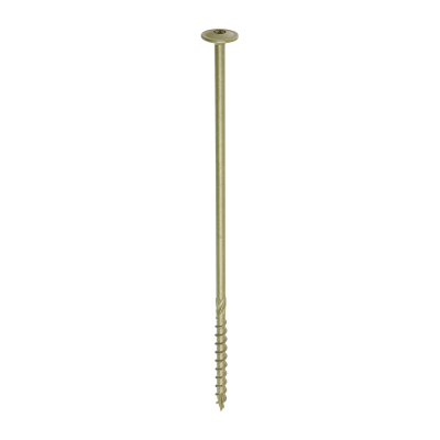 8.0x250 Torx Wafer Timber Screw Green Pack 50