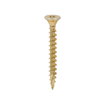 5.0x45 Pozi Countersunk Multi Purpose Screw Zinc & Yellow Plated Timco C2 Range Pack 200